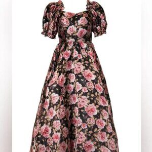 Melody Dress in Midnight Rose